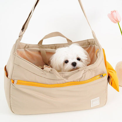 Korean Style Portable Pet Carrier Bag for Cats and Dogs